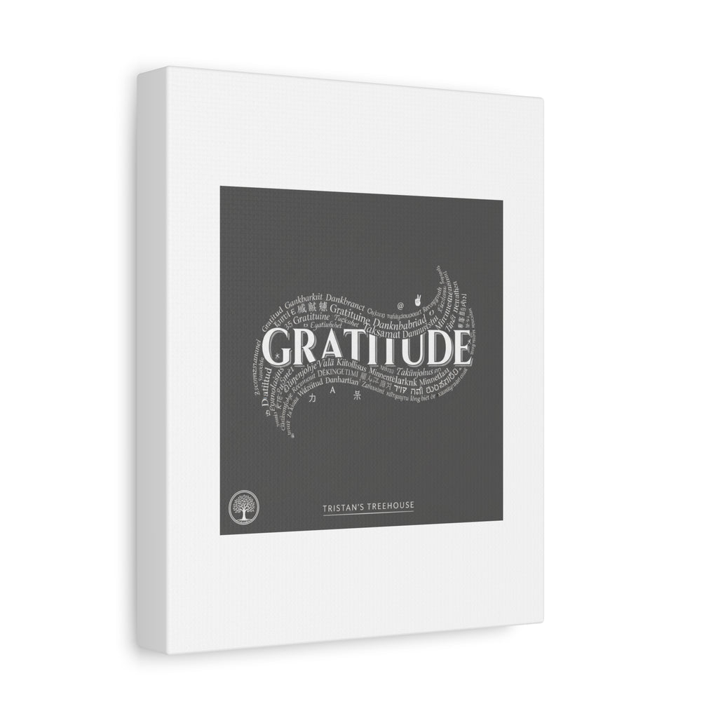 Gratitude Wall Art Matte Canvas | Tiny Treats, sweet uplifting print