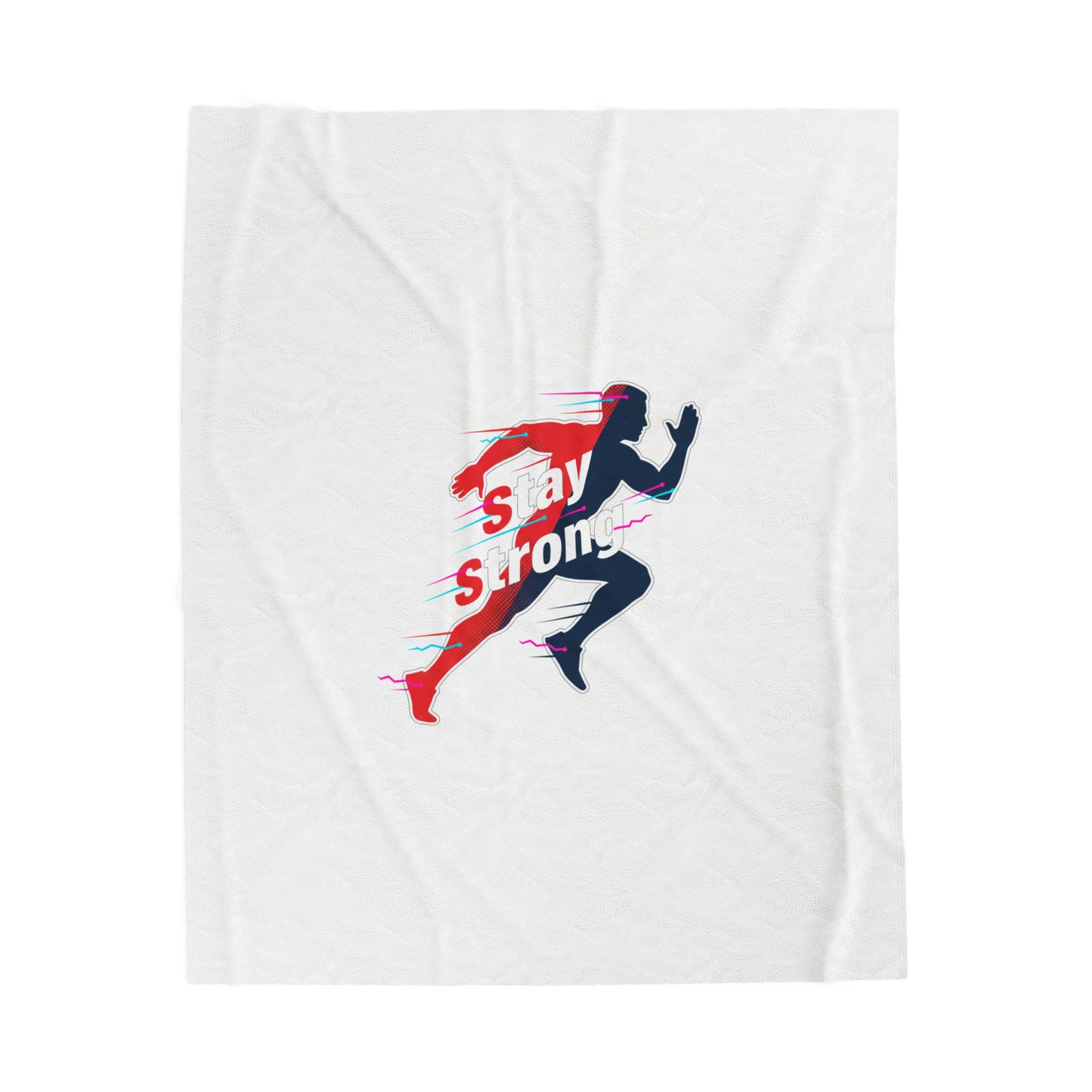 Stay Strong Runner Blanket | fitness motivation, gym mantra