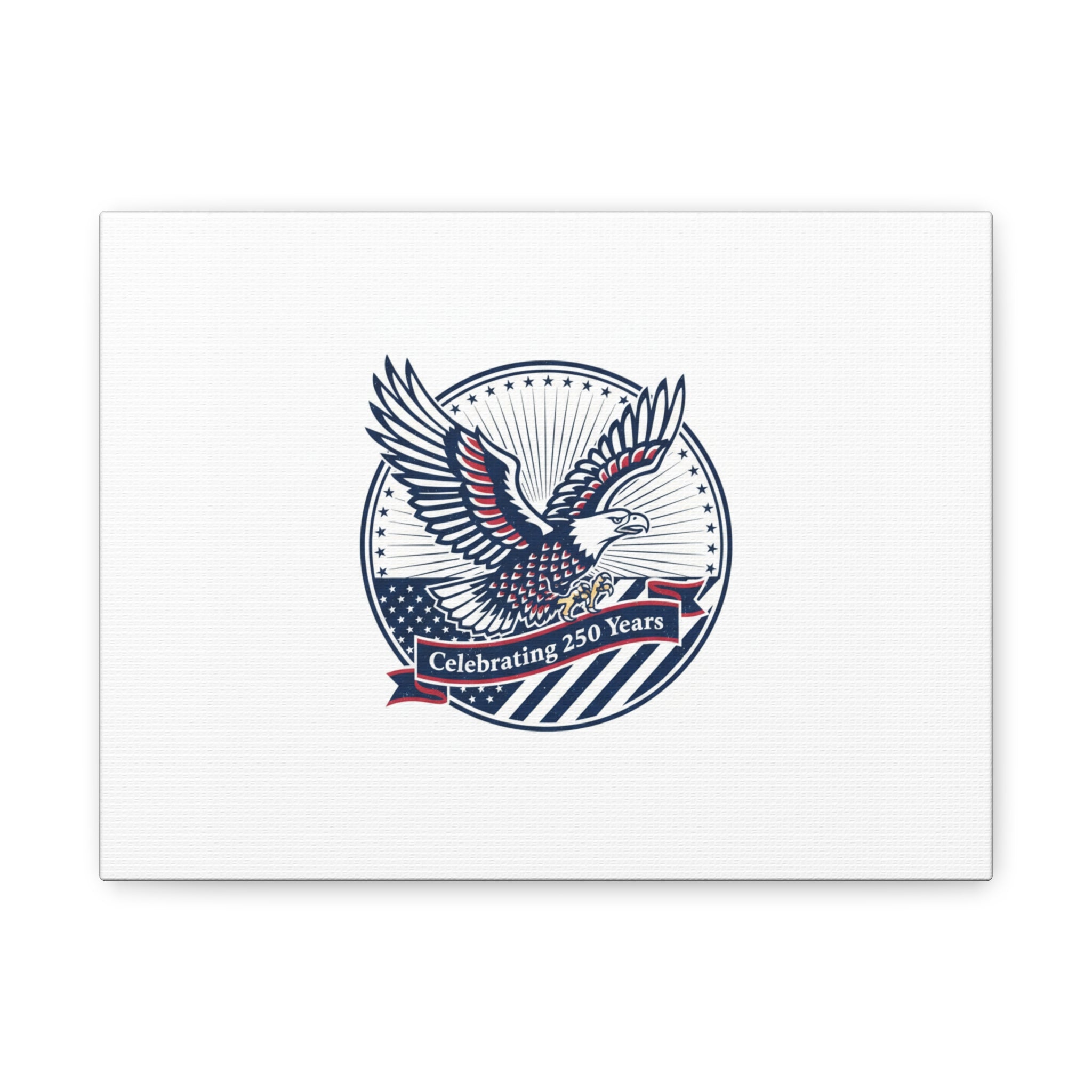 250th Anniversary Eagle Emblem Canvas | Semiquincentennial Americana