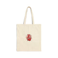 Anatomical Heart Illustration Tote | Hearts‑with‑a‑Twist, anti love graphic