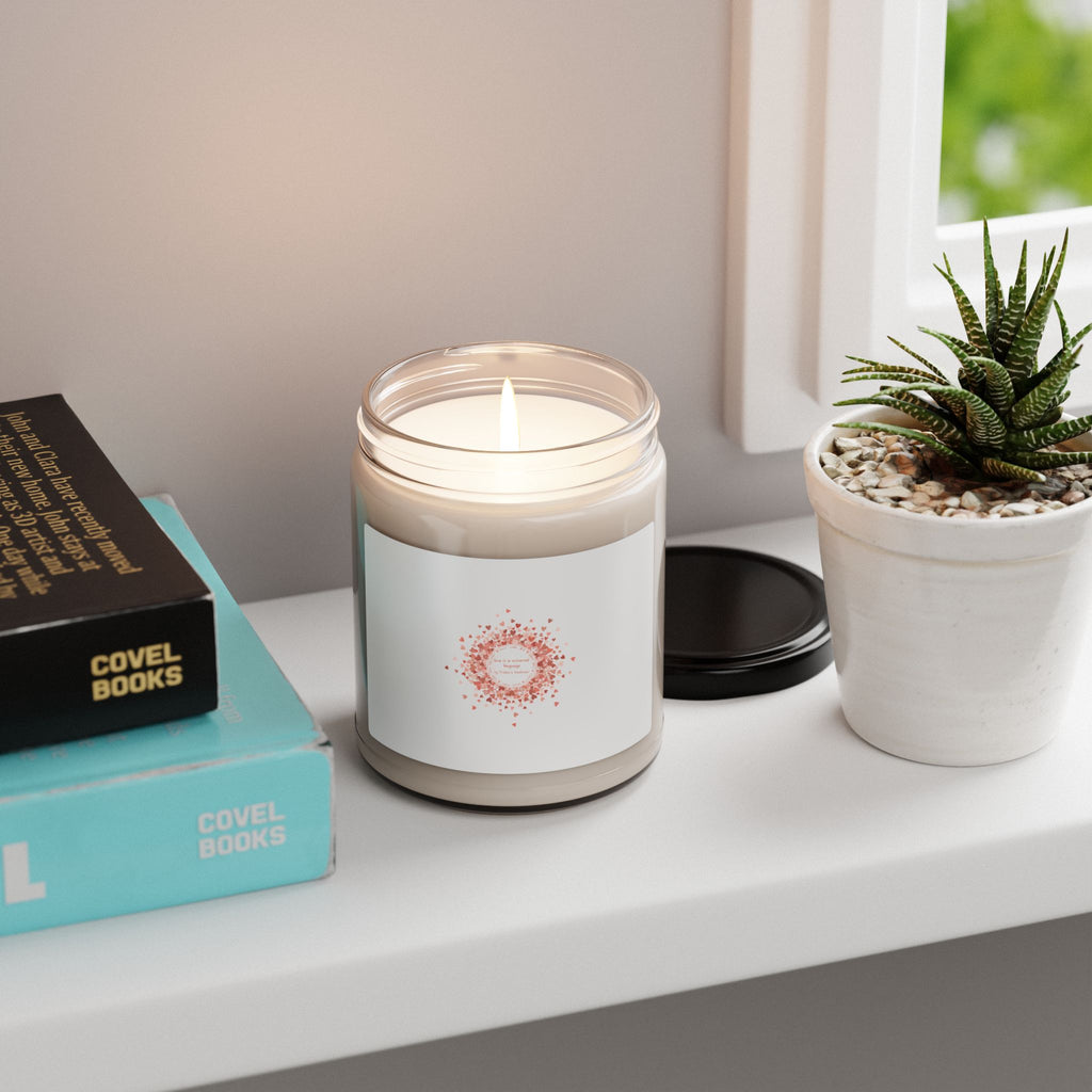 Tiny Heart Confetti Candle | Scented Soy Candle, 9oz