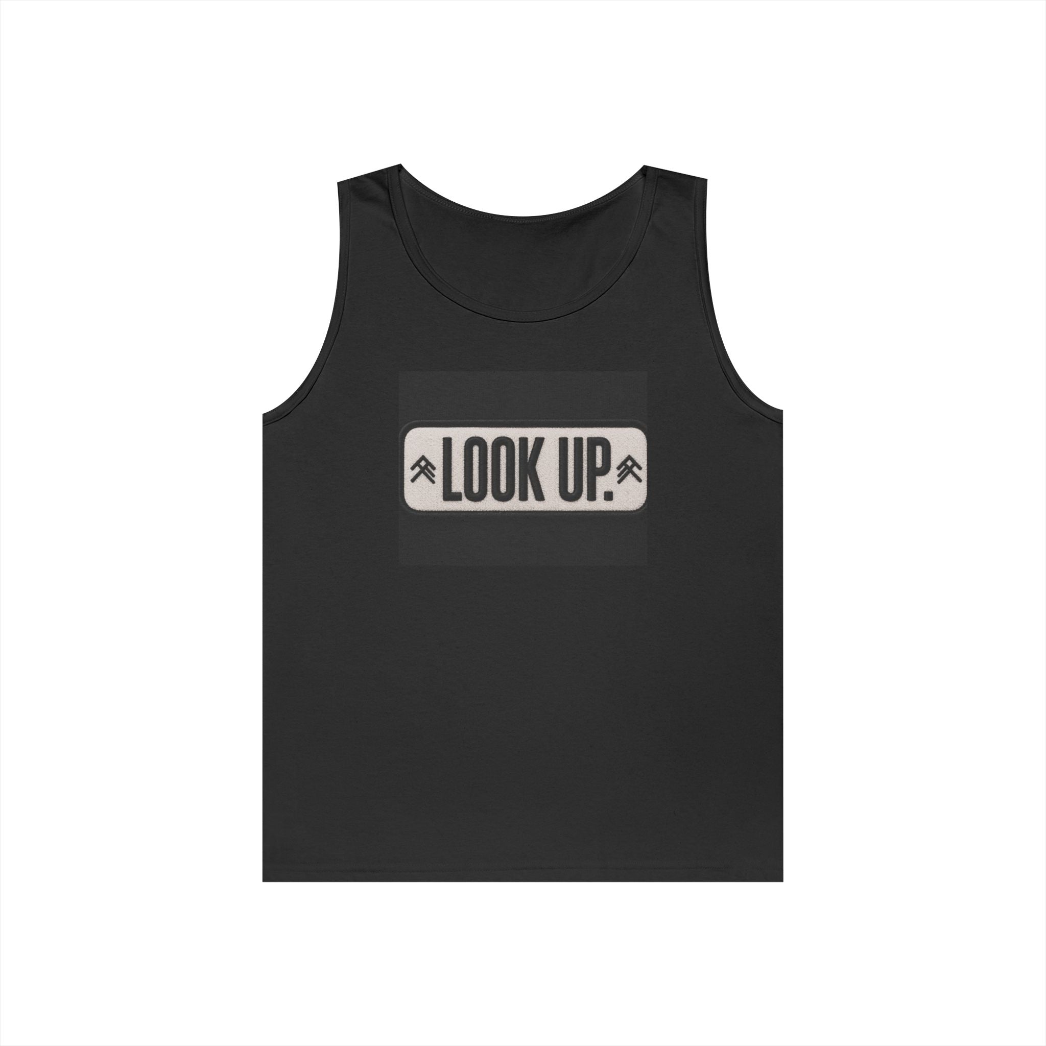 Look Up Tank Top — Inspirational Graphic Tank for Outdoors & Mindfulness