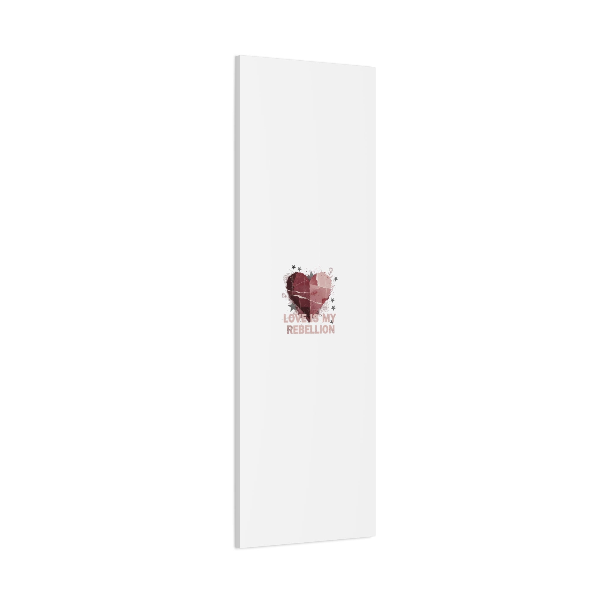 Love Is My Rebellion Canvas | Soft Grunge Hearts, Distressed Valentine Collage