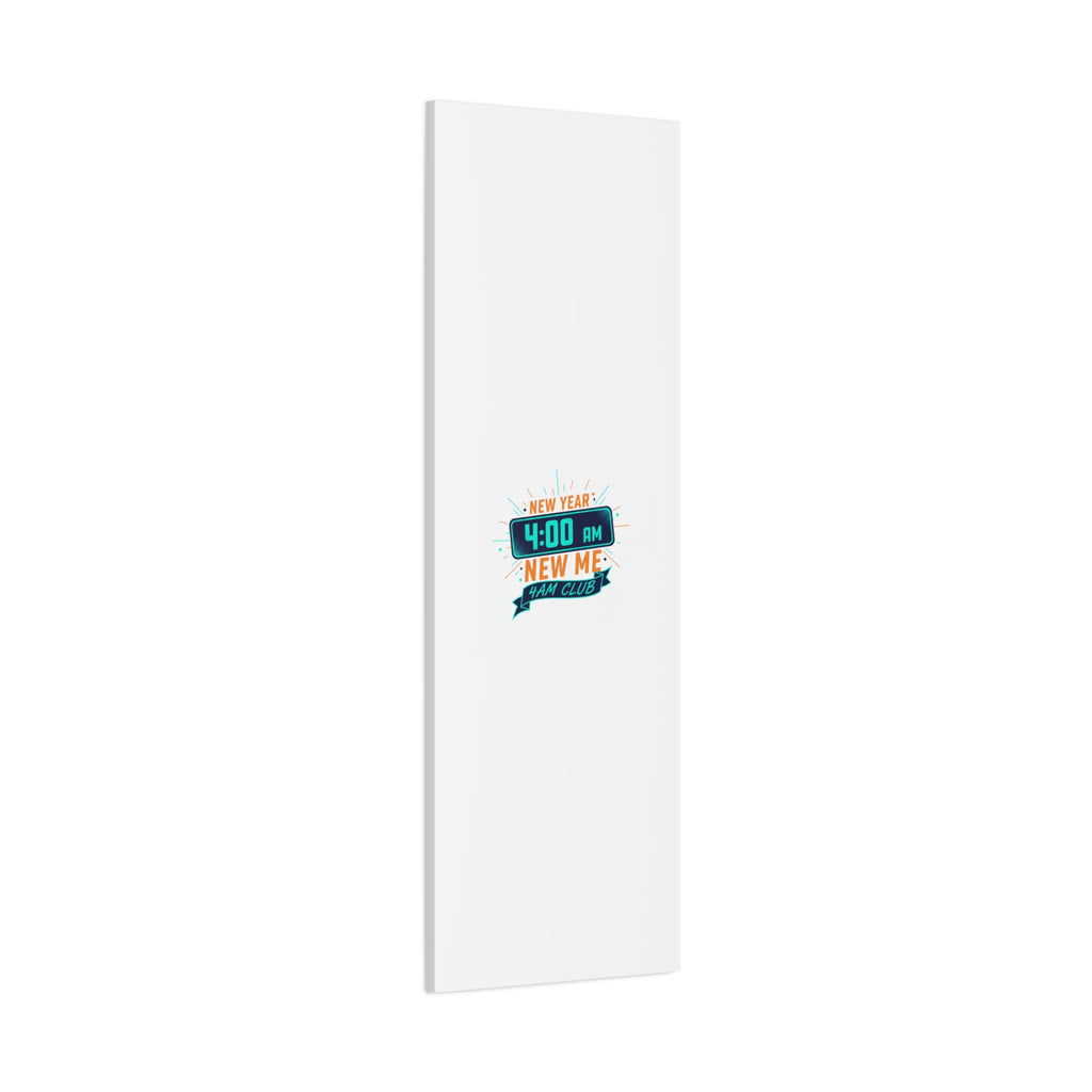 4AM Club New Year Graphic Canvas | Holiday Party Novelty, Festive New Year Decor