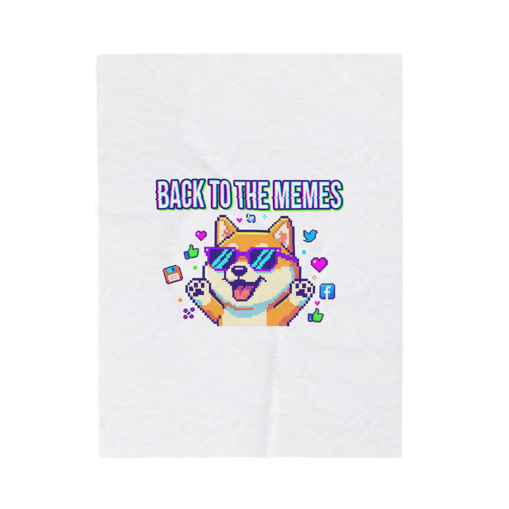 Back to the Memes Velveteen Plush Blanket | meme throwback, 2000s internet