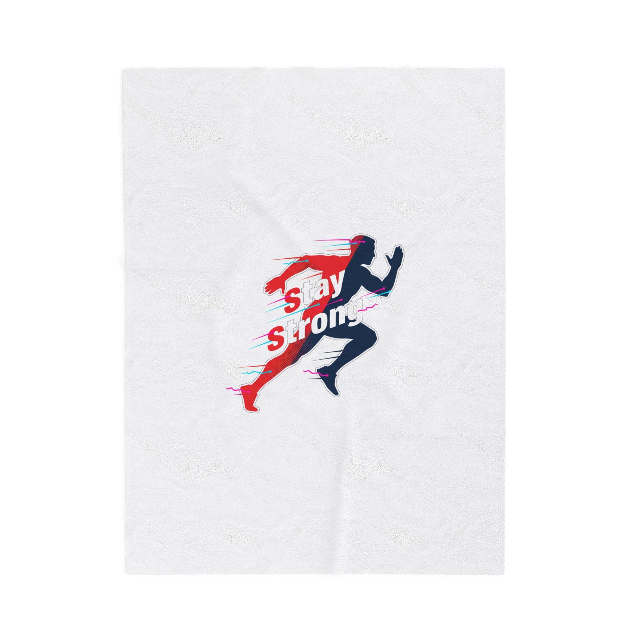 Stay Strong Runner Blanket | fitness motivation, gym mantra