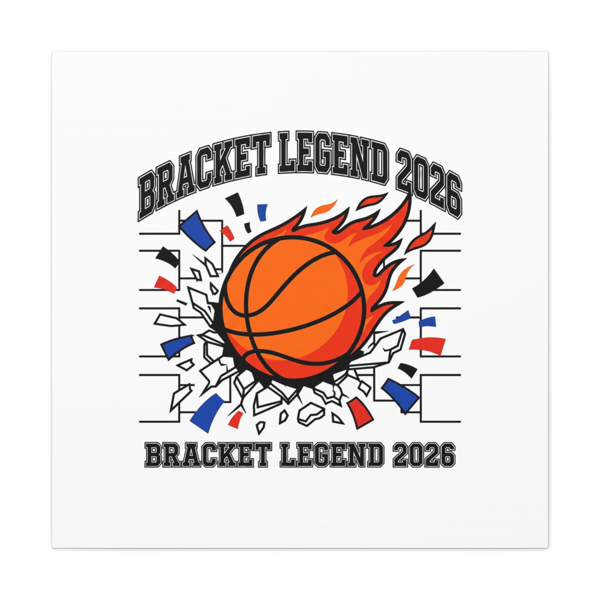 Bracket Legend 2026 Canvas | College Tournament Basketball, Bracket, Gameday