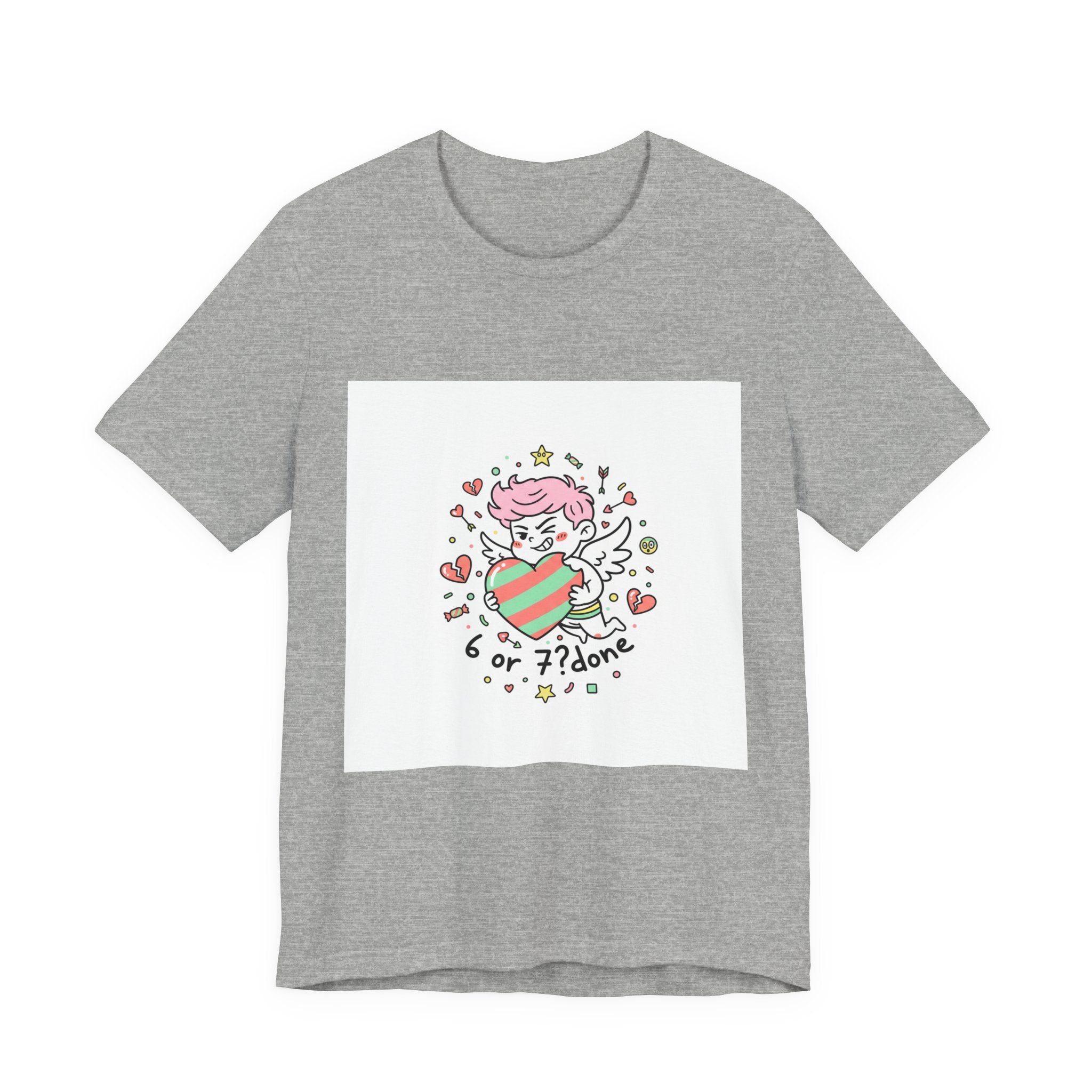 6 7 Weird Cupid Crewneck | Viral Valentine's Sweatshirt | Funny Quirky Love