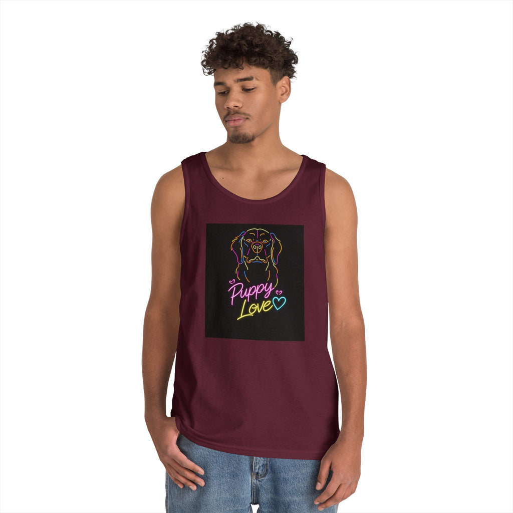 Retro Funny Dog Tank Top — Cute Future Vibes