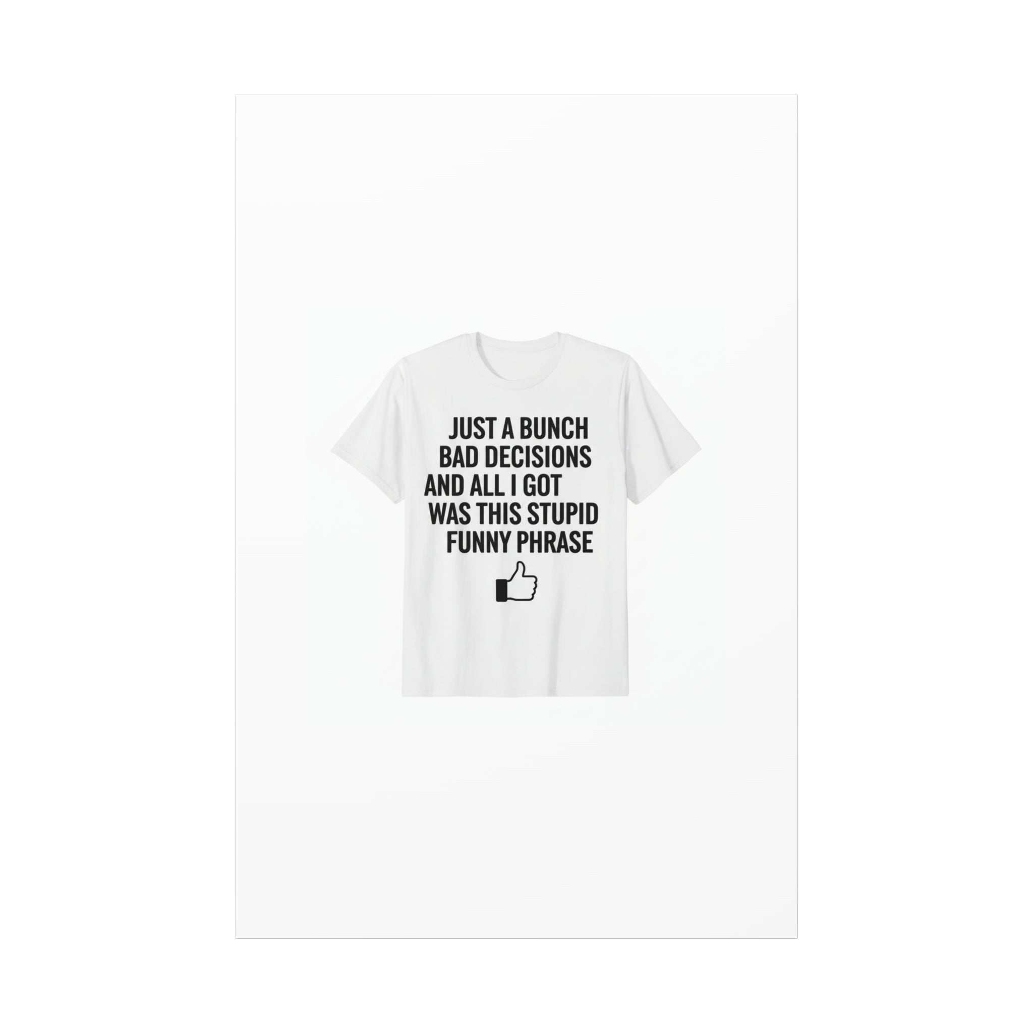 self-deprecating quote Canvas | sarcastic introvert wall art, anxiety humor