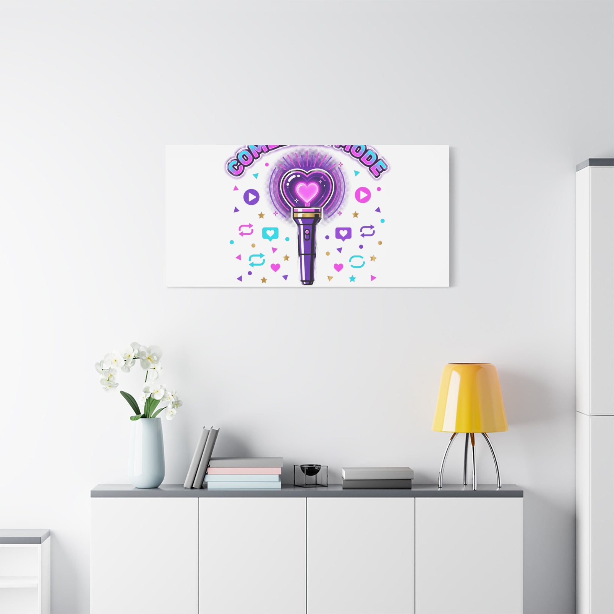 Comeback Mode Lightstick Canvas | K-pop Comeback, Streaming Squad