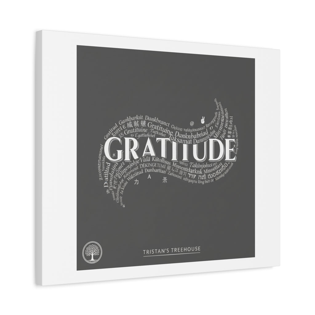 Gratitude Wall Art Matte Canvas | Tiny Treats, sweet uplifting print