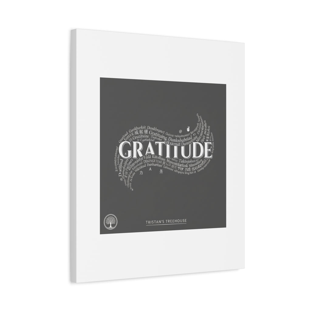 Gratitude Wall Art Matte Canvas | Tiny Treats, sweet uplifting print