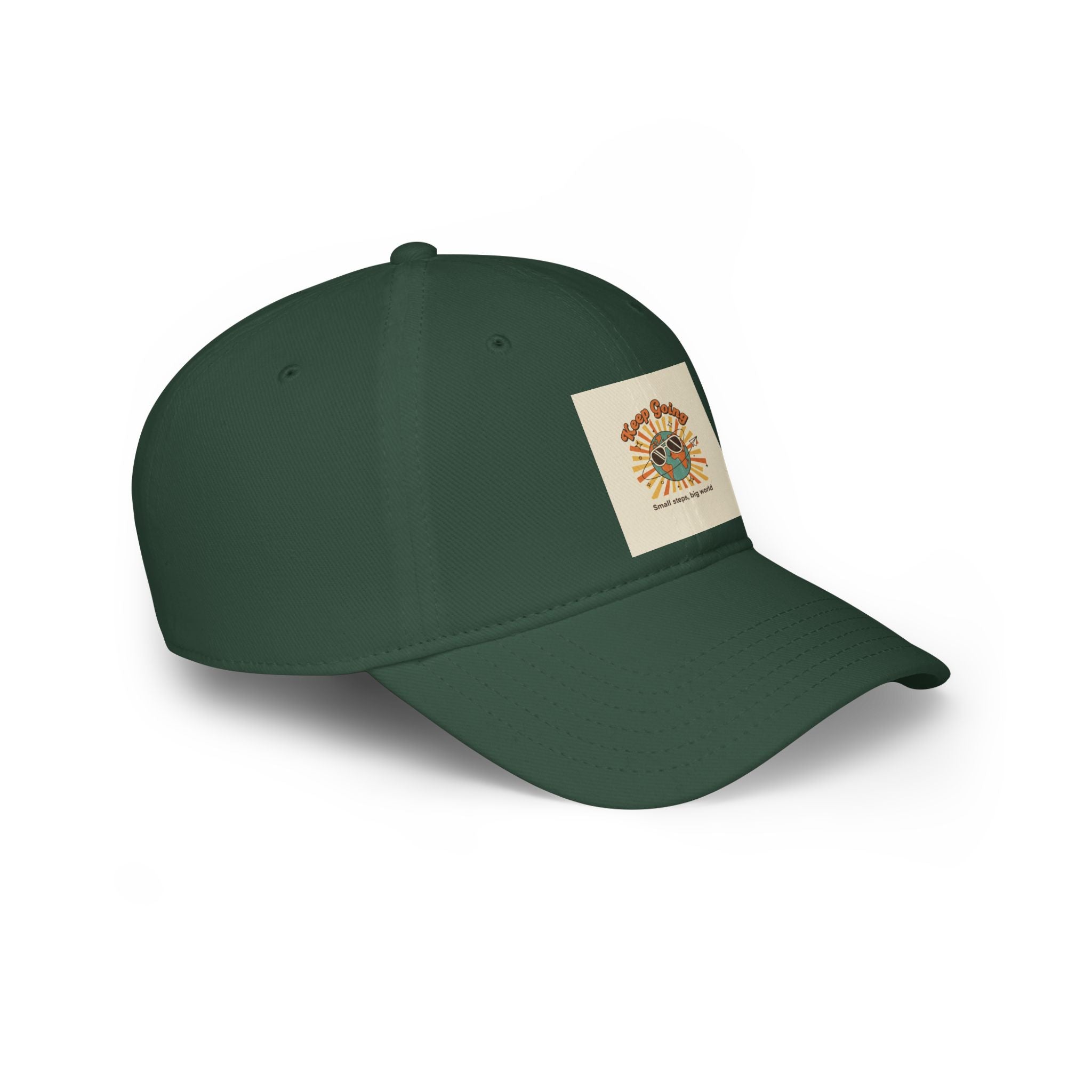 Keep Going: Small Steps, Big World Motivational Cap