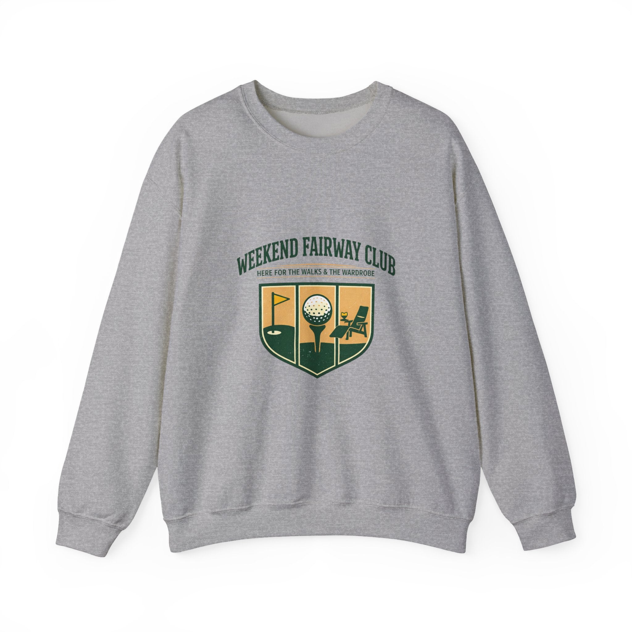Weekend Fairway Club Crewneck – Unisex Golf Sweatshirt