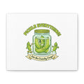 Pickle Everything! Matte Canvas | Brine Design, Pickle Lover Art