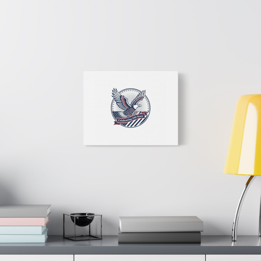 250th Anniversary Eagle Emblem Canvas | Semiquincentennial Americana