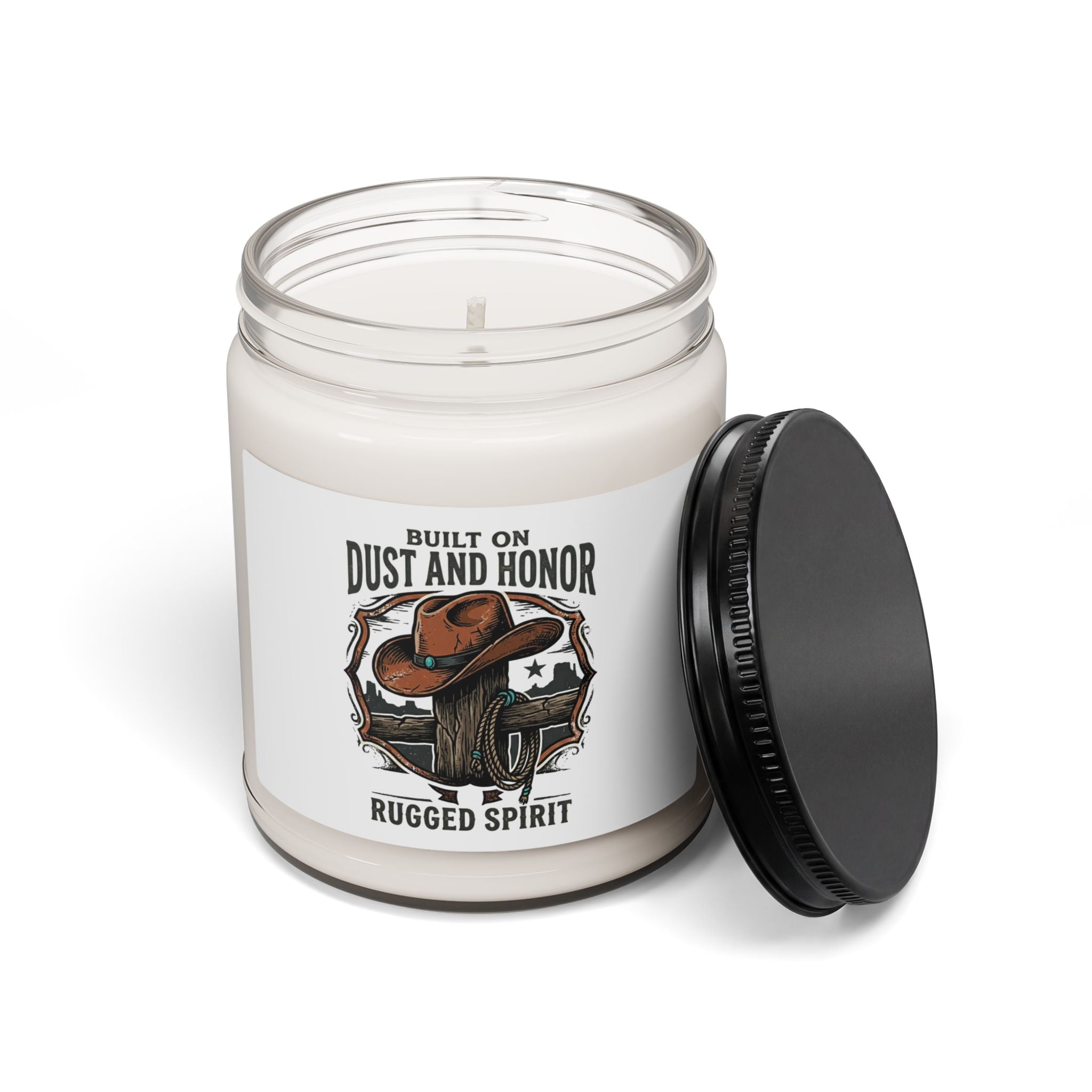 Dust and Honor Candle, Soy 9oz | Western Americana, Rugged Frontier
