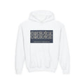 Youth Hoodie — 'Courage' Front & 'Peace Is a Universal Language' Back Graphic Sweatshirt