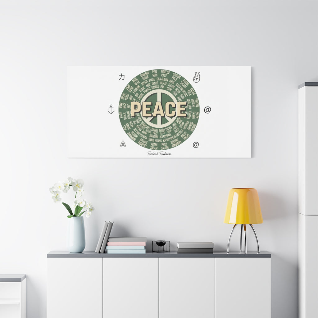 Peace doodle canvas | hand drawn sketch aesthetic, handwritten message