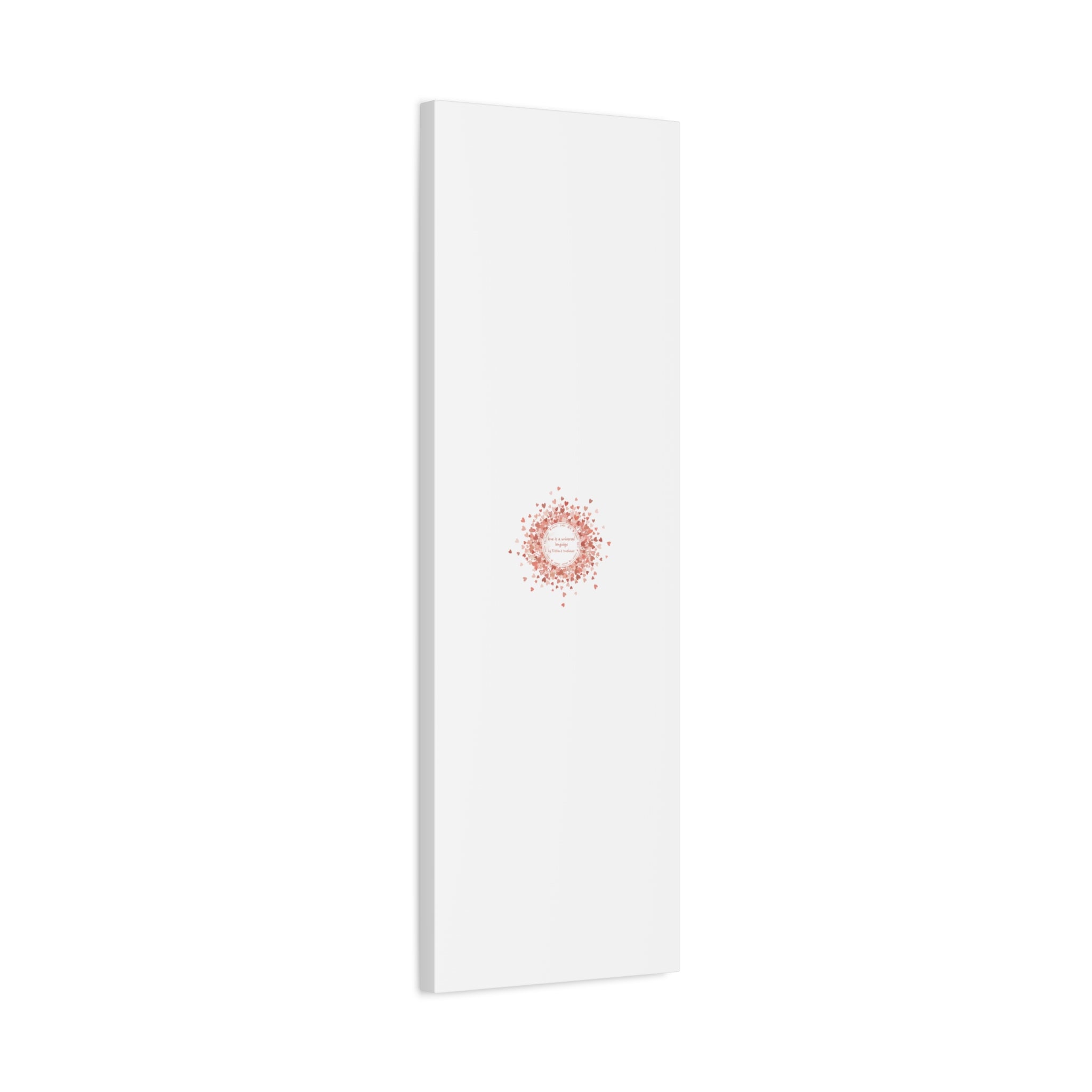 Tiny Heart Confetti Canvas | Matte Stretched Wall Art