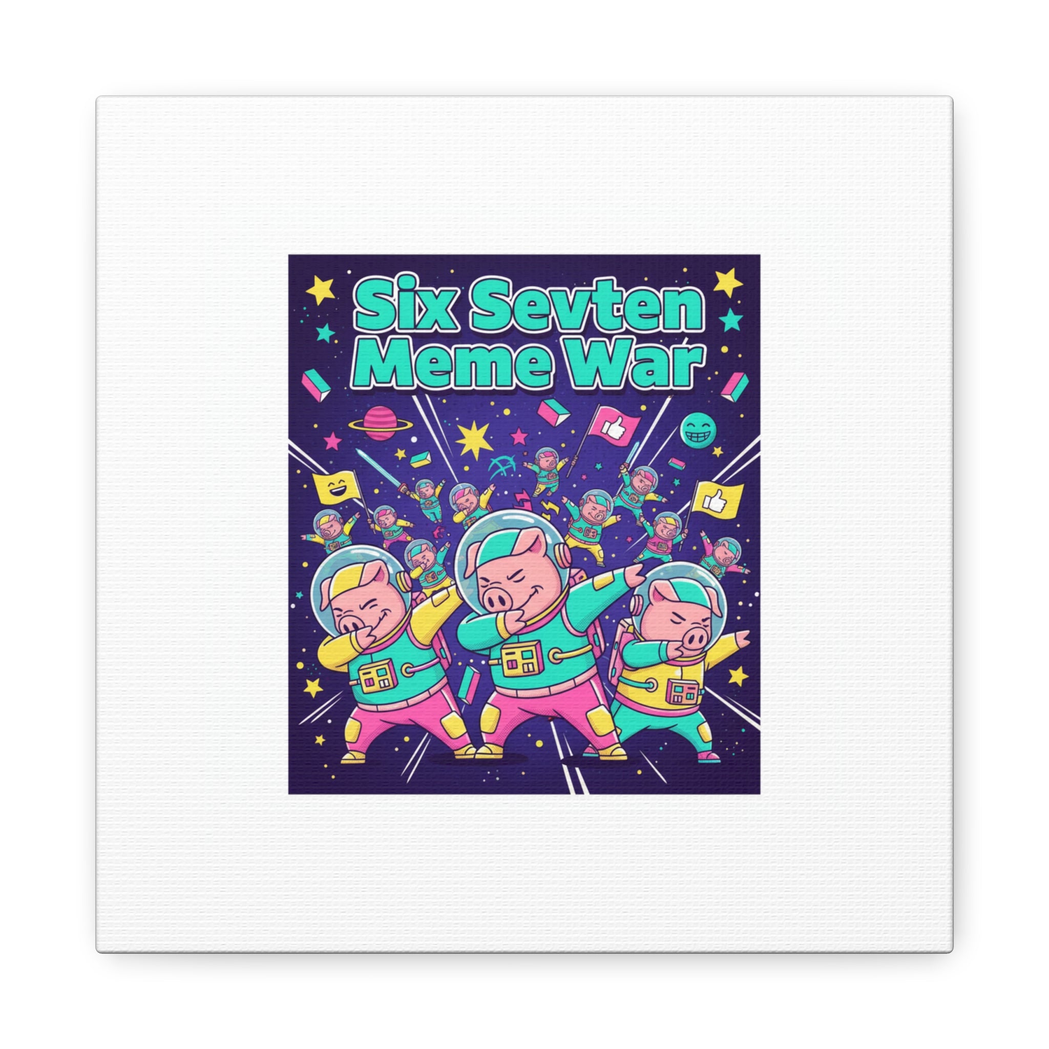 Six Sevven Meme War™ Canvas Tote | Nissspelled Edition