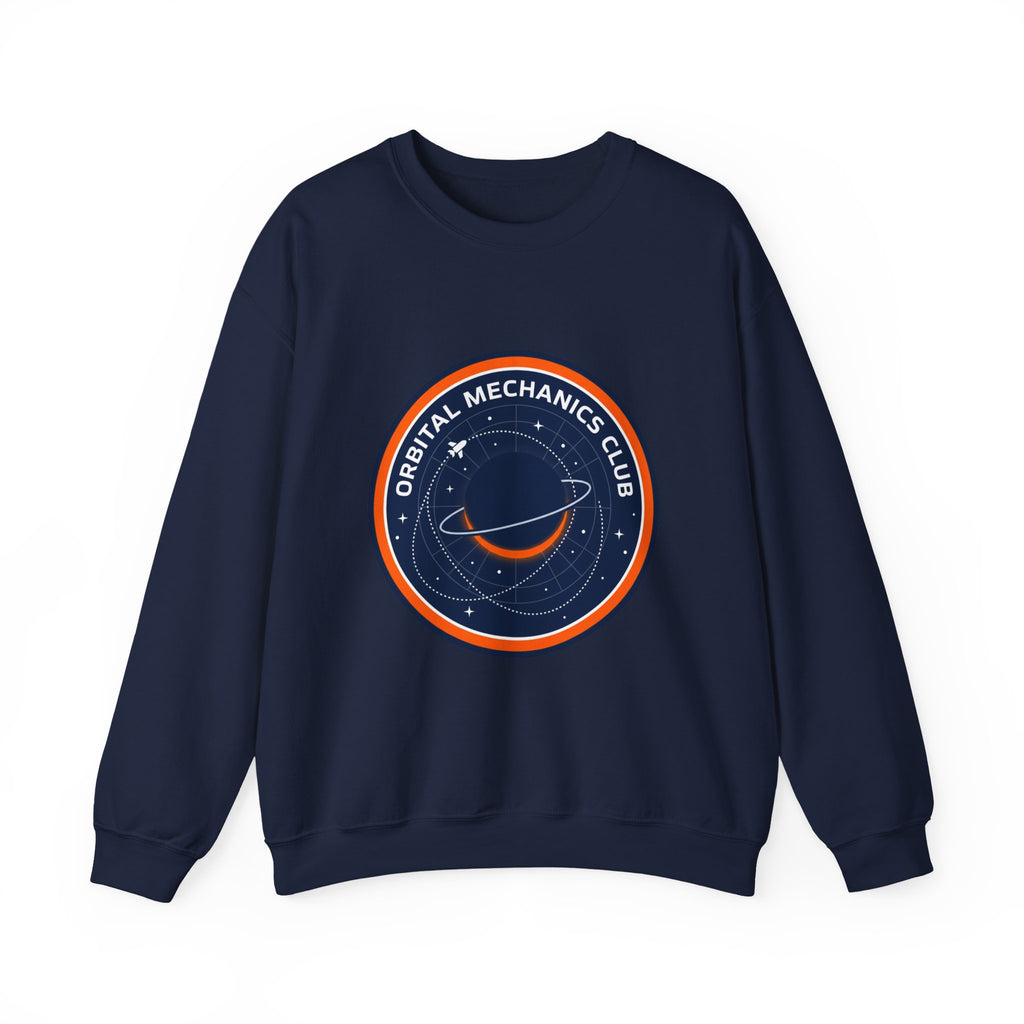Orbital Mechanics Club Sweatshirt | mission patch, space science