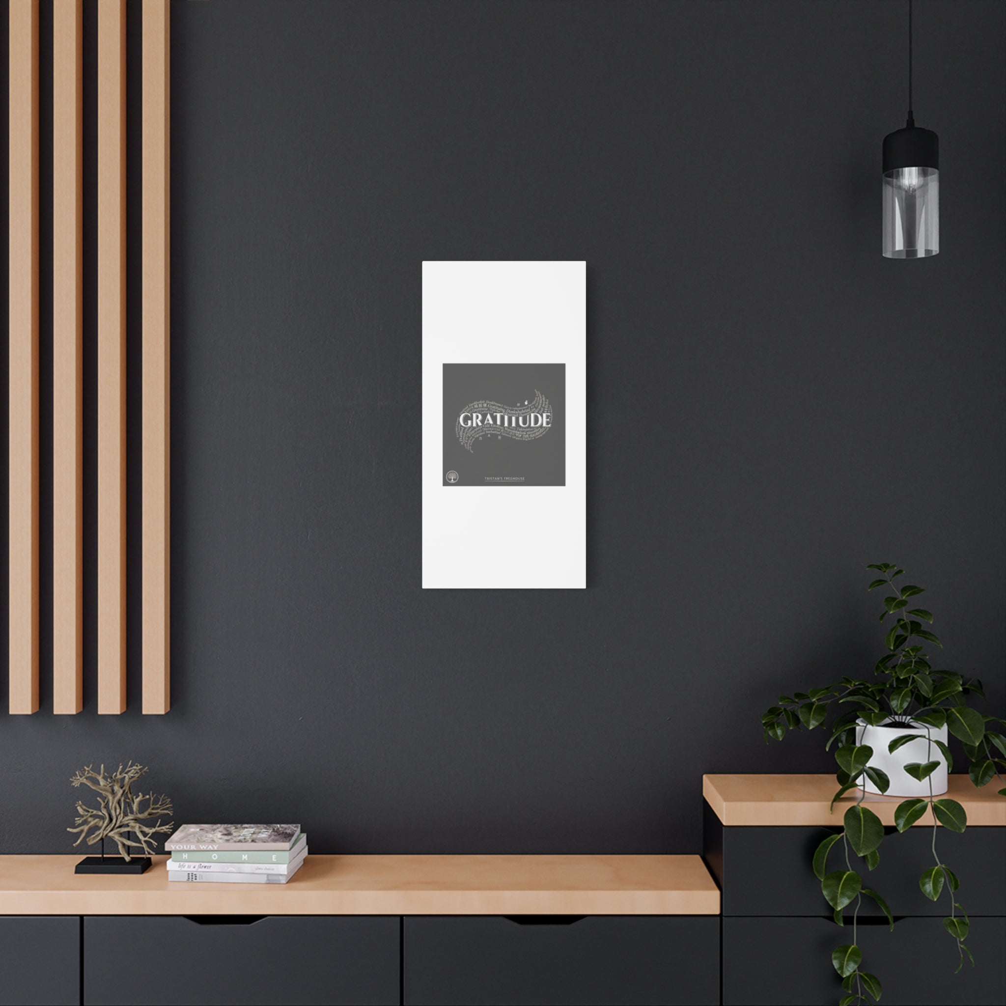 Gratitude Wall Art Matte Canvas | Tiny Treats, sweet uplifting print