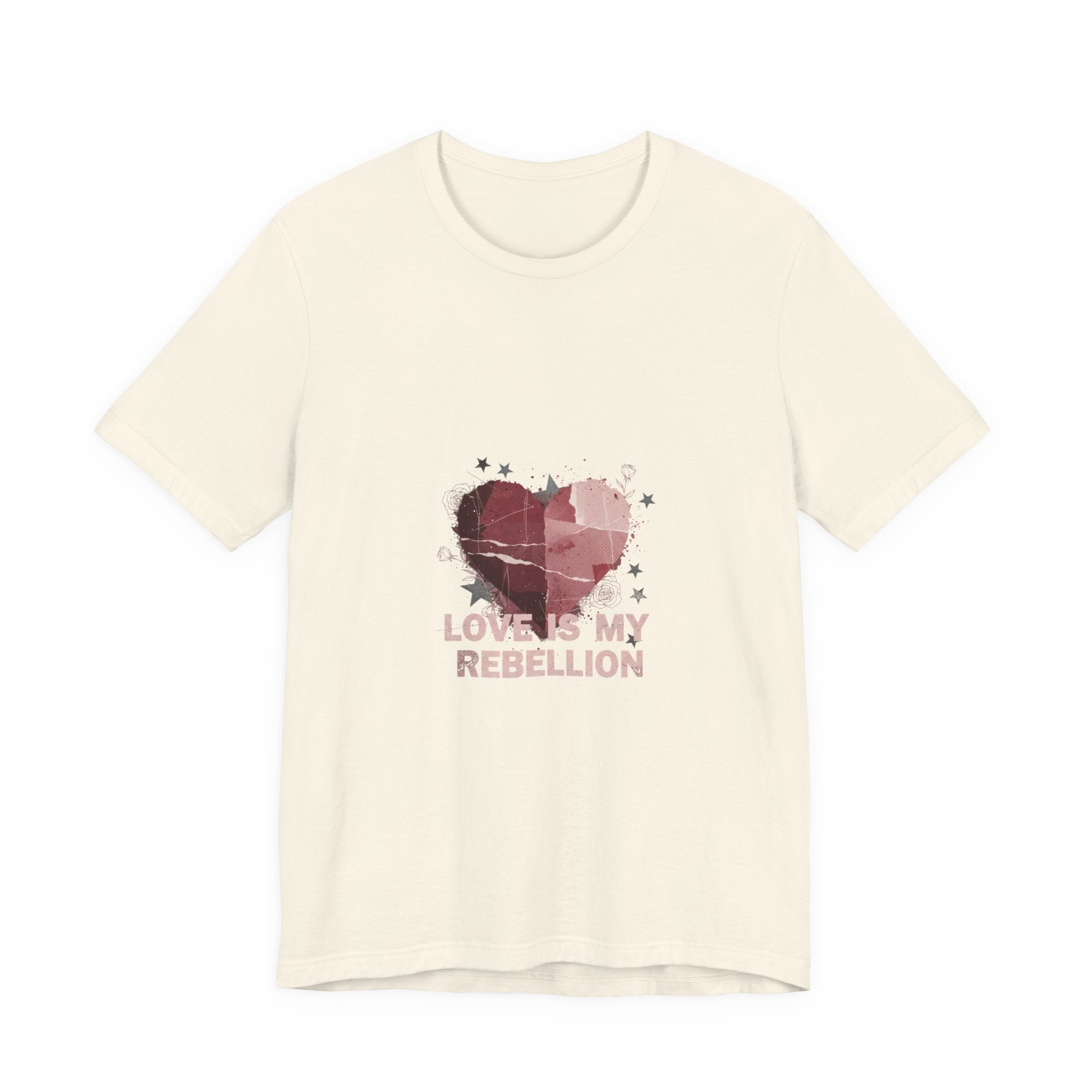 Love Is My Rebellion Tee | grunge heart shirt, distressed love tee