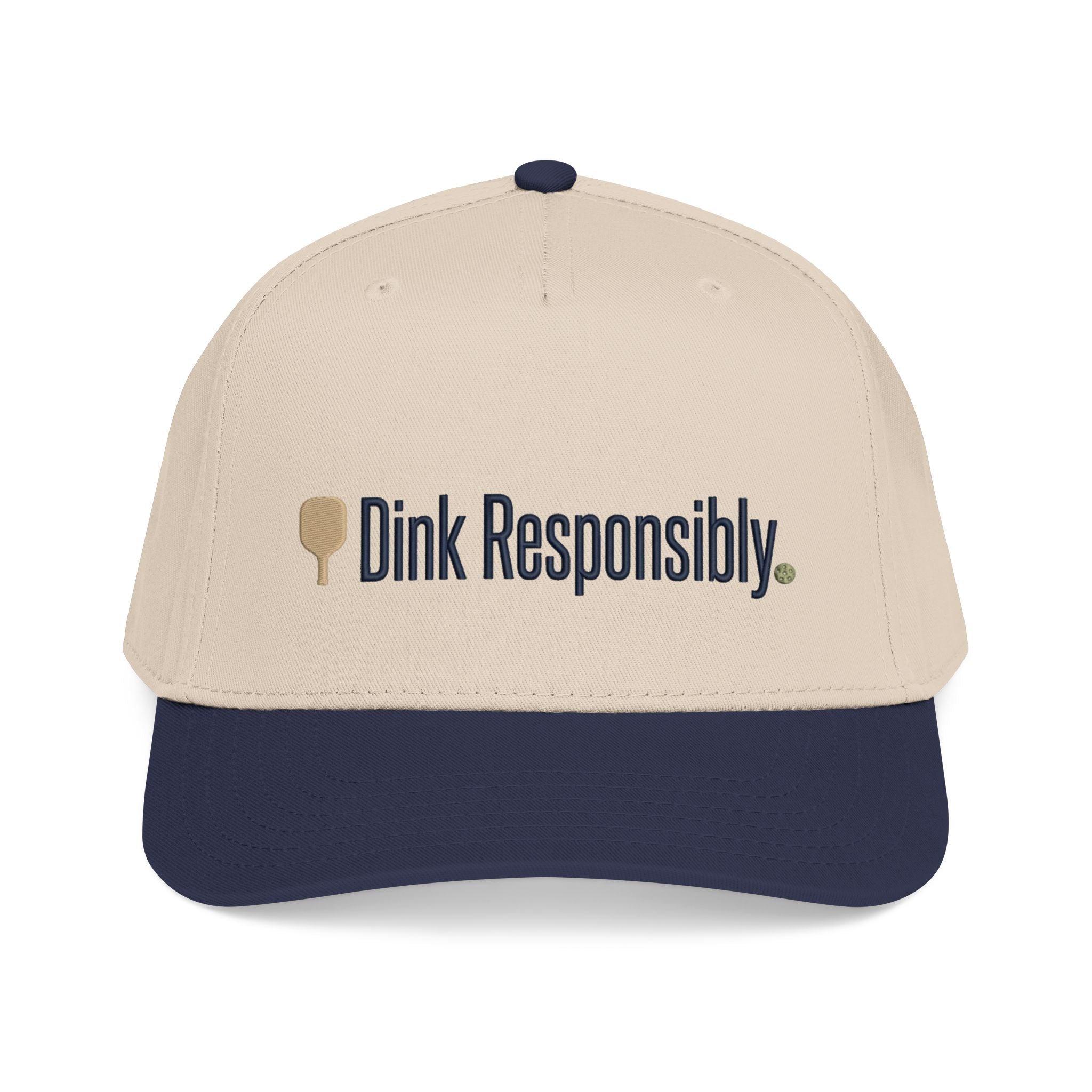 Dink Responsibly™ Pickleball Hat – Minimalist Embroidered Pickleball Cap | Funny Pickleball Gift | Summer Lifestyle Hat | Golf & Court Style Apparel