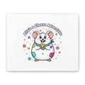 Life's a Cheese Adventure Canvas | Rodent-Core rat art print