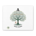 Handwritten Doodle Tree Canvas | Matte Stretched Wall Art