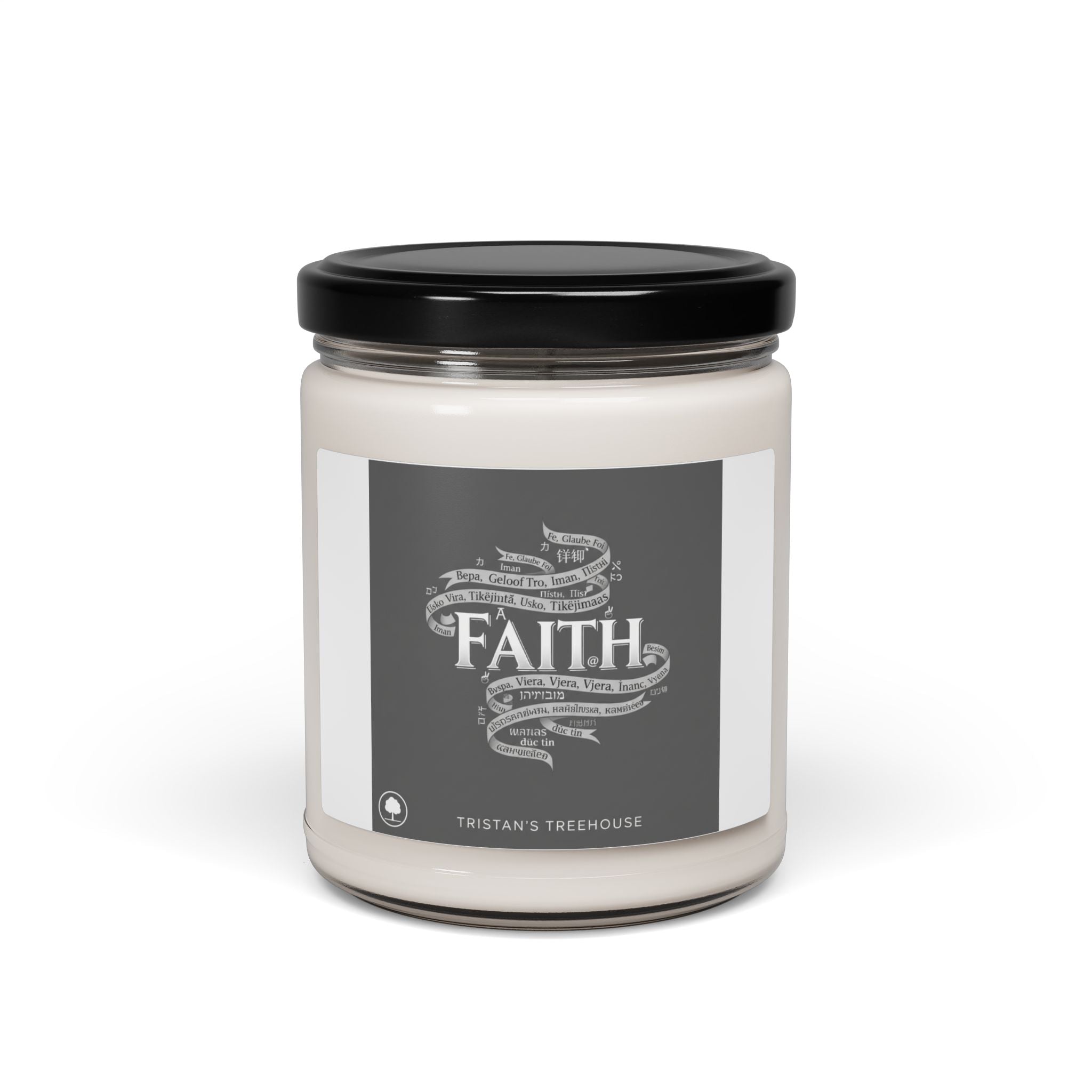 Handwritten Doodle Faith Candle | Soy Jar Candle, Sketch Aesthetic