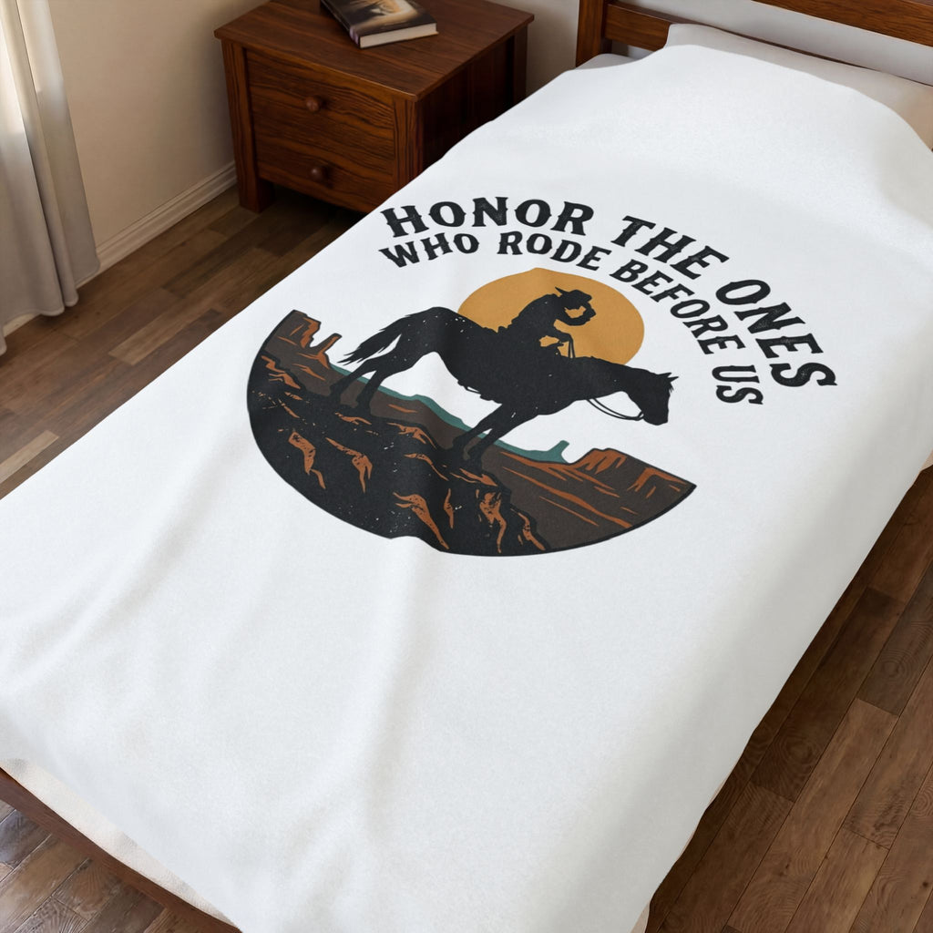 Honor The Ones Who Rode Before Us Blanket | Western Americana, Cowboy Vintage