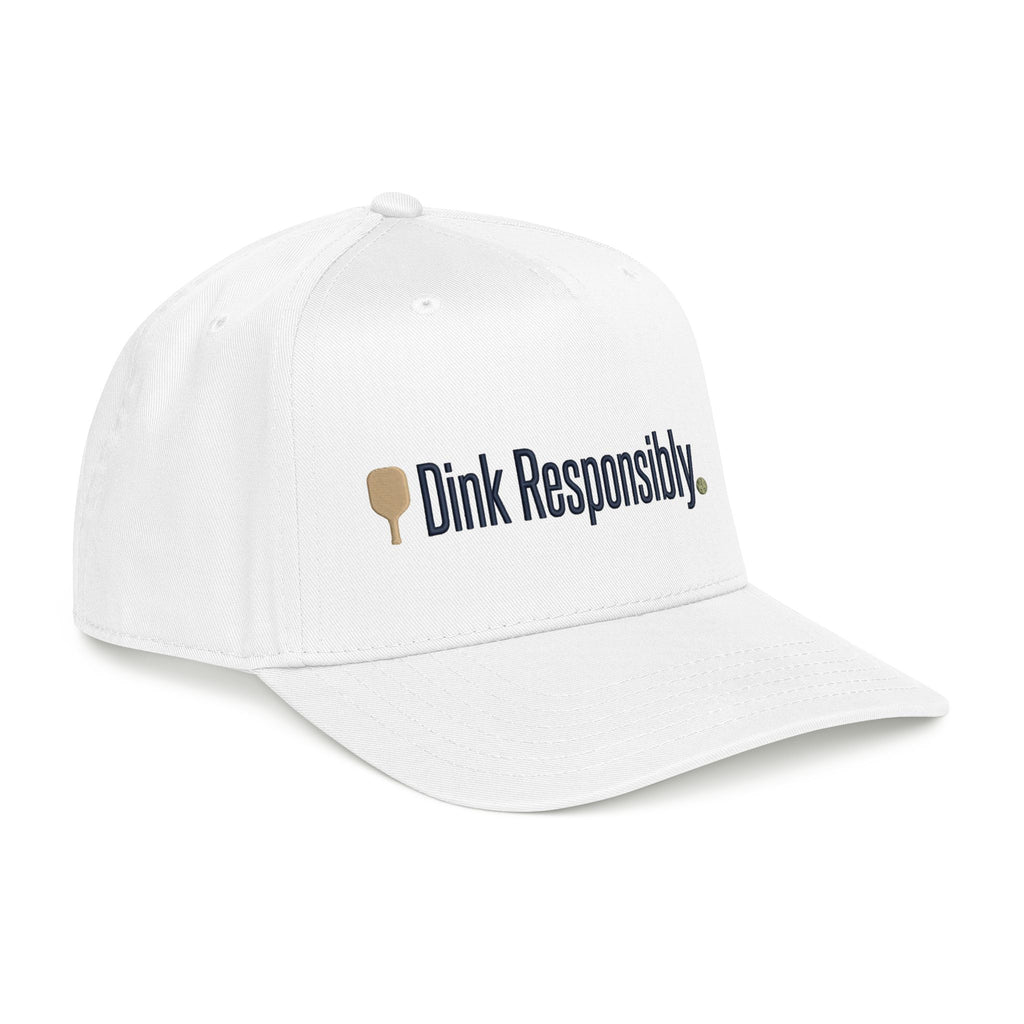Dink Responsibly™ Pickleball Hat – Minimalist Embroidered Pickleball Cap | Funny Pickleball Gift | Summer Lifestyle Hat | Golf & Court Style Apparel