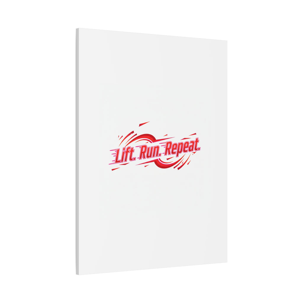 Lift Run Repeat Canvas | Fitness Wall Art, Gym Motivation