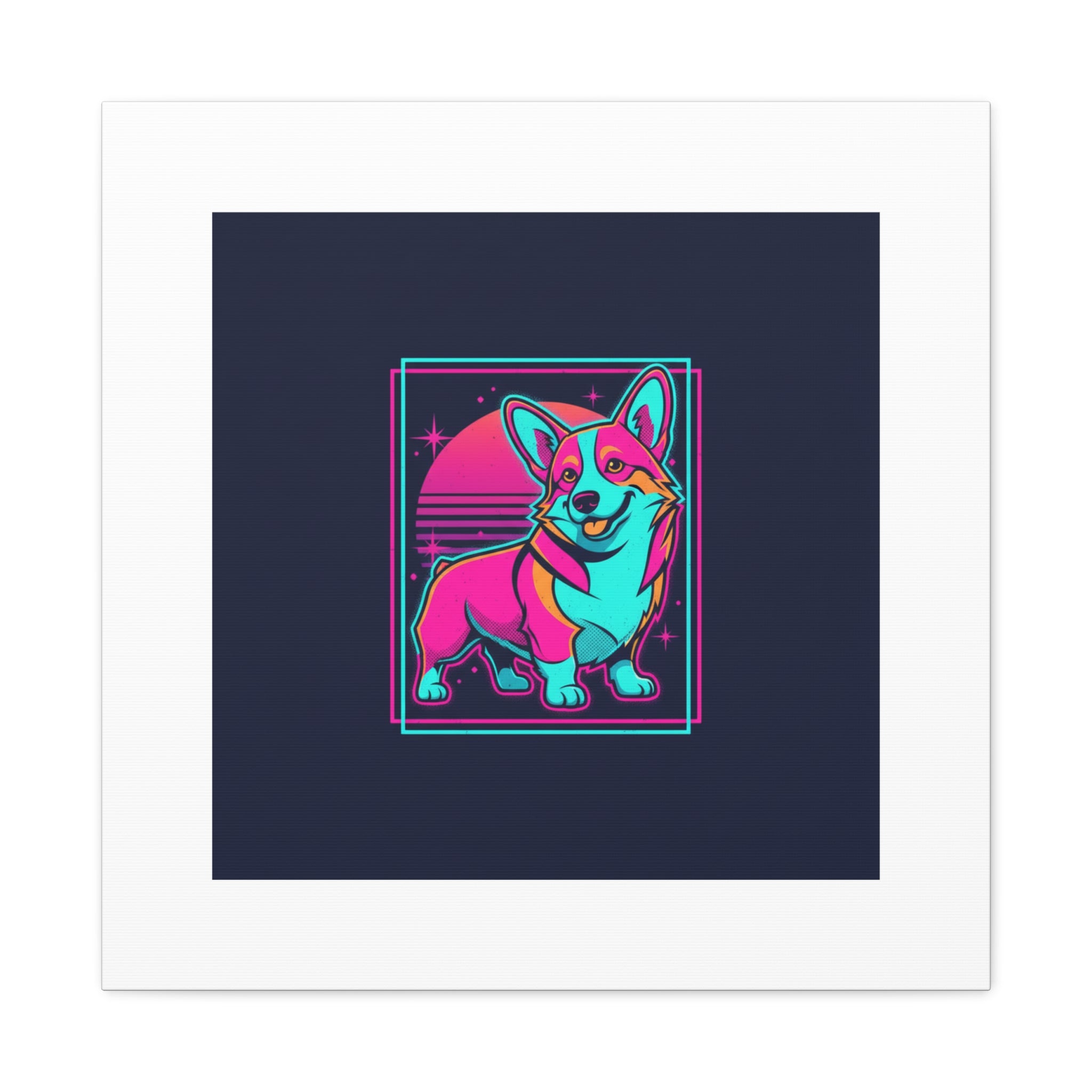 Platonic Love Corgi Canvas | Friendship Valentine, Galentine’s Wall Art