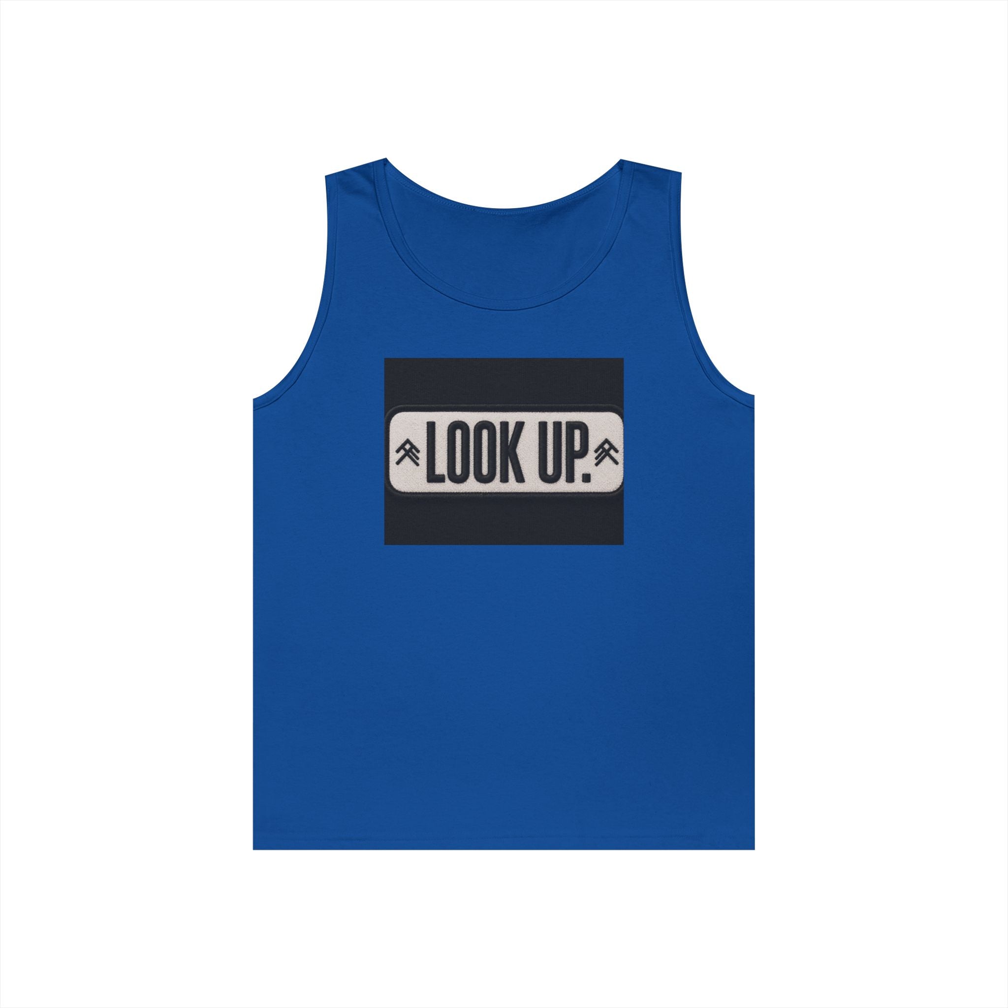 Look Up Tank Top — Inspirational Graphic Tank for Outdoors & Mindfulness