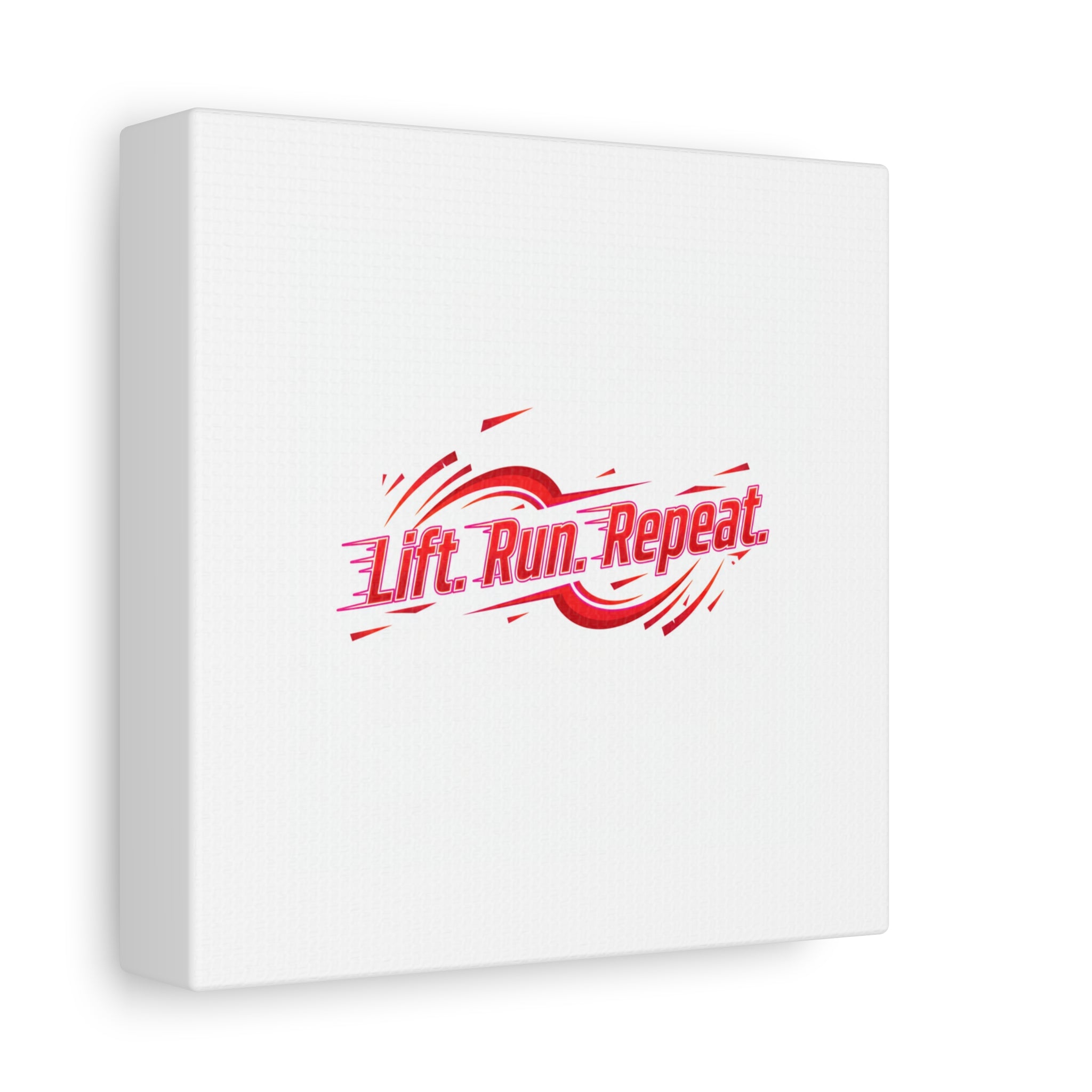 Lift Run Repeat Canvas | Fitness Wall Art, Gym Motivation
