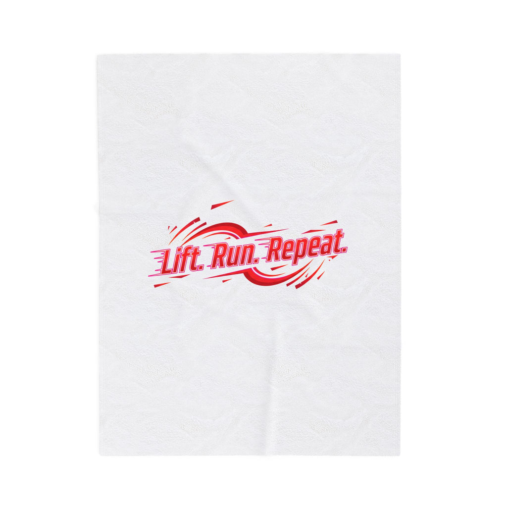Lift Run Repeat Blanket | Fitness Motivation, Active Lifestyle Throw