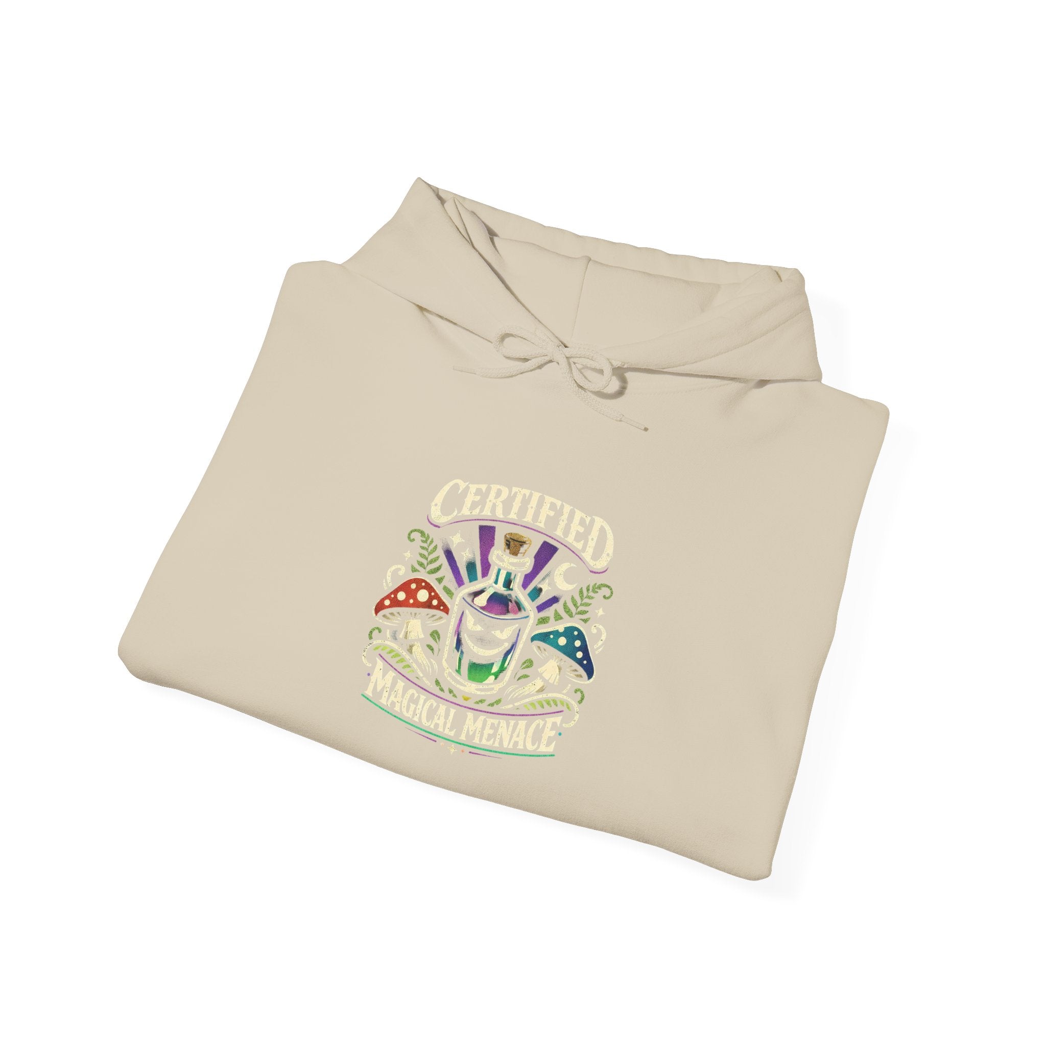 Mushroom Celestial Eye Hoodie | Cottagecore Goblincore Sweatshirt