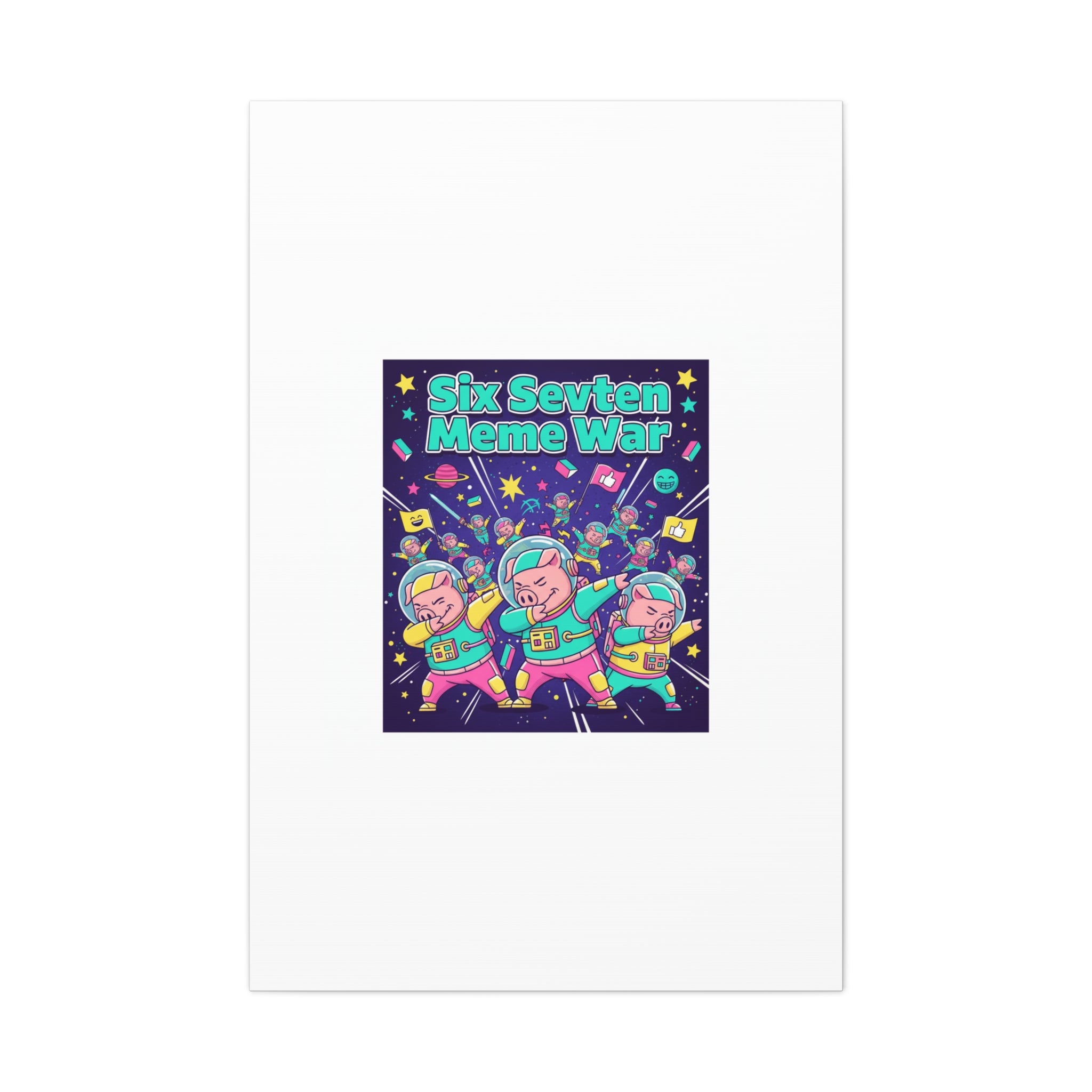 Six Sevven Meme War™ Canvas Tote | Nissspelled Edition
