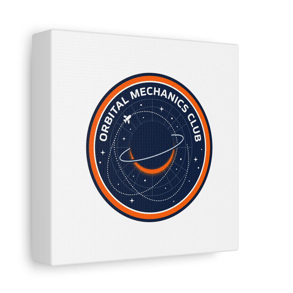 Orbital Mechanics Club Canvas | mission patch, space science