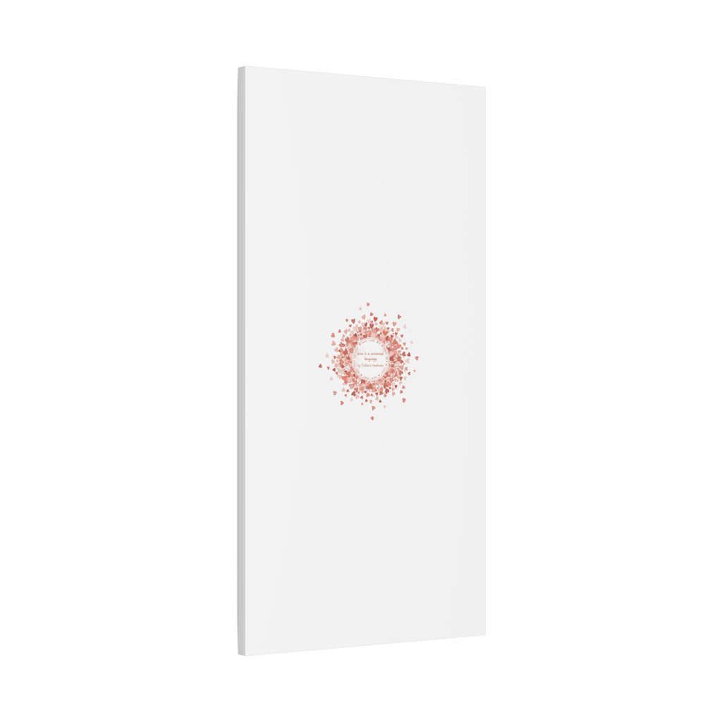 Tiny Heart Confetti Canvas | Matte Stretched Wall Art