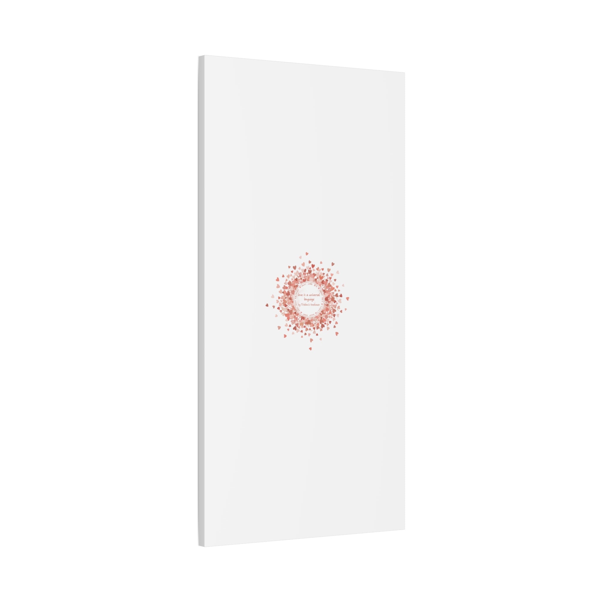 Tiny Heart Confetti Canvas | Matte Stretched Wall Art