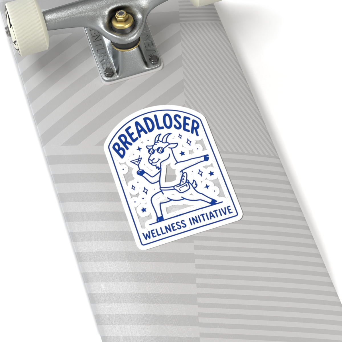 BREADLOSER doodle sticker | Kiss-Cut Sticker, burnout humor meme