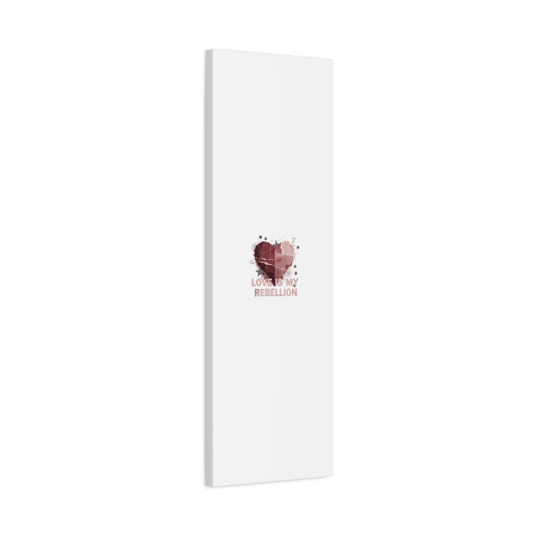 Love Is My Rebellion Canvas | Soft Grunge Hearts, Distressed Valentine Collage
