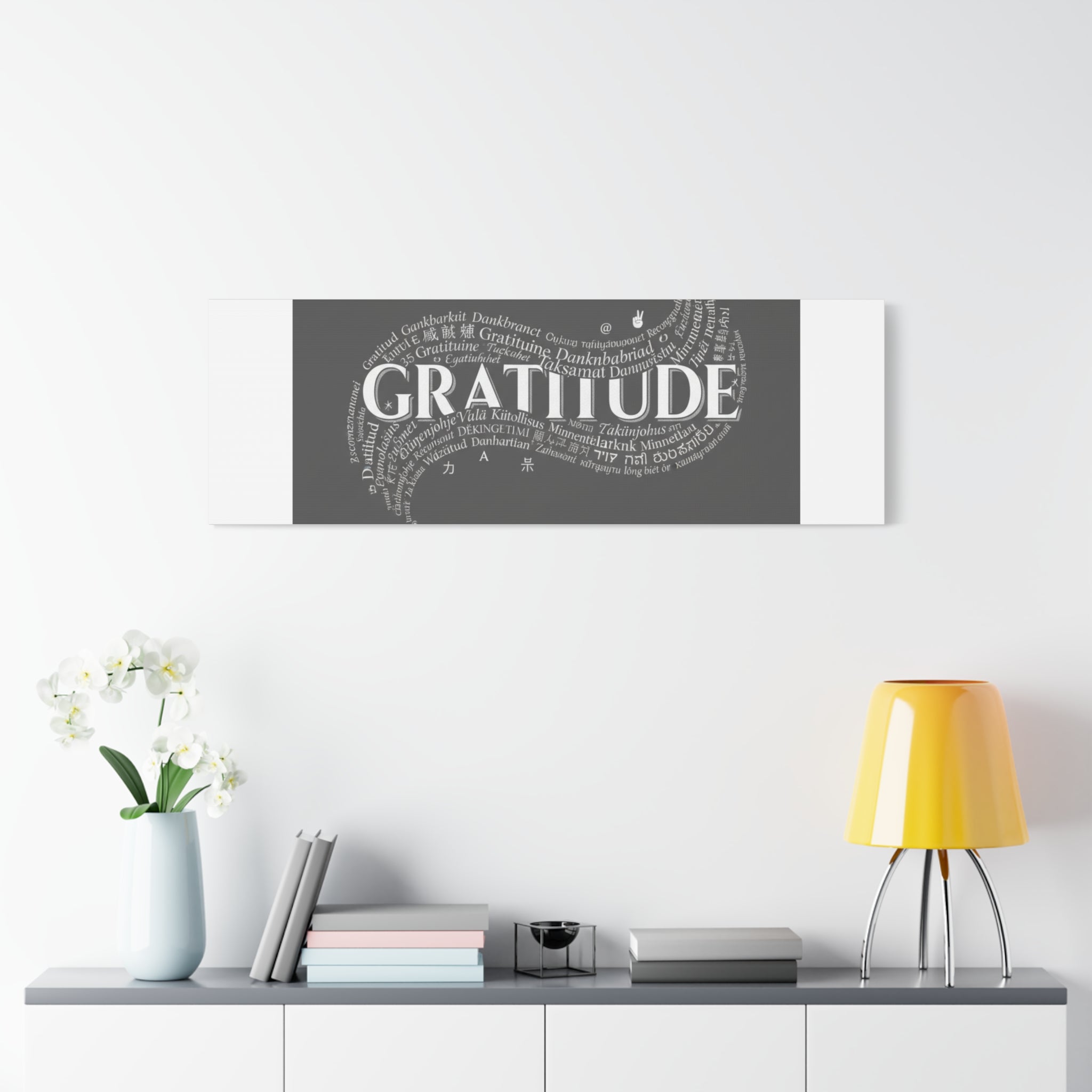 Gratitude Wall Art Matte Canvas | Tiny Treats, sweet uplifting print
