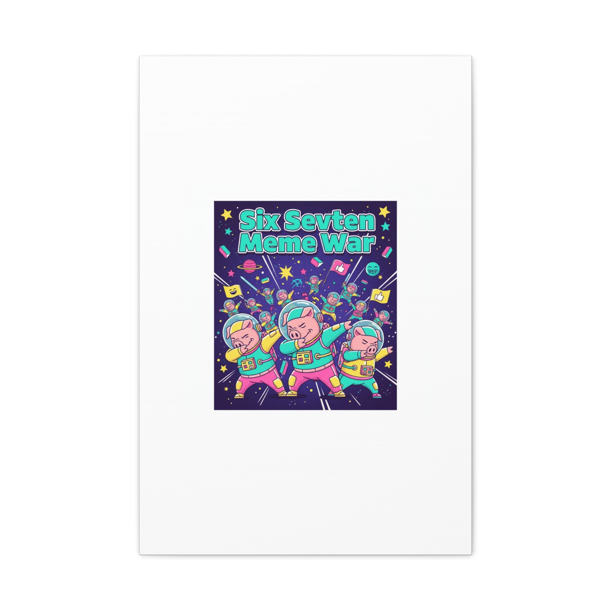 Six Sevven Meme War™ Canvas Tote | Nissspelled Edition