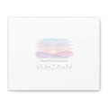 Choose Your Intentions Canvas, soft wellness poster, pastel gradient mindfulness art